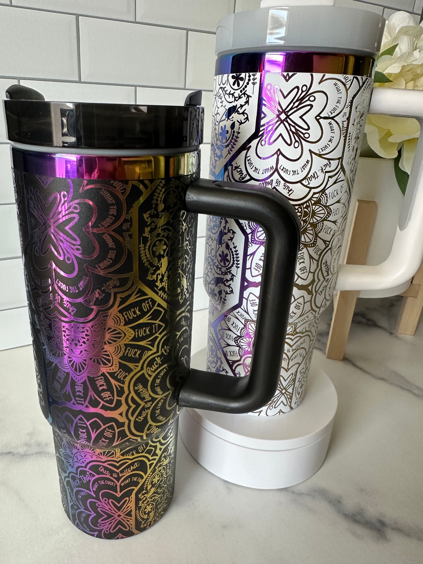 F-Bomb Rainbow Cuss Word Tumbler