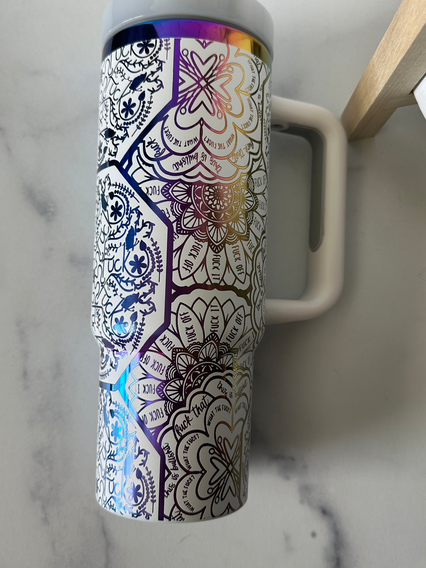 F-Bomb Rainbow Cuss Word Tumbler