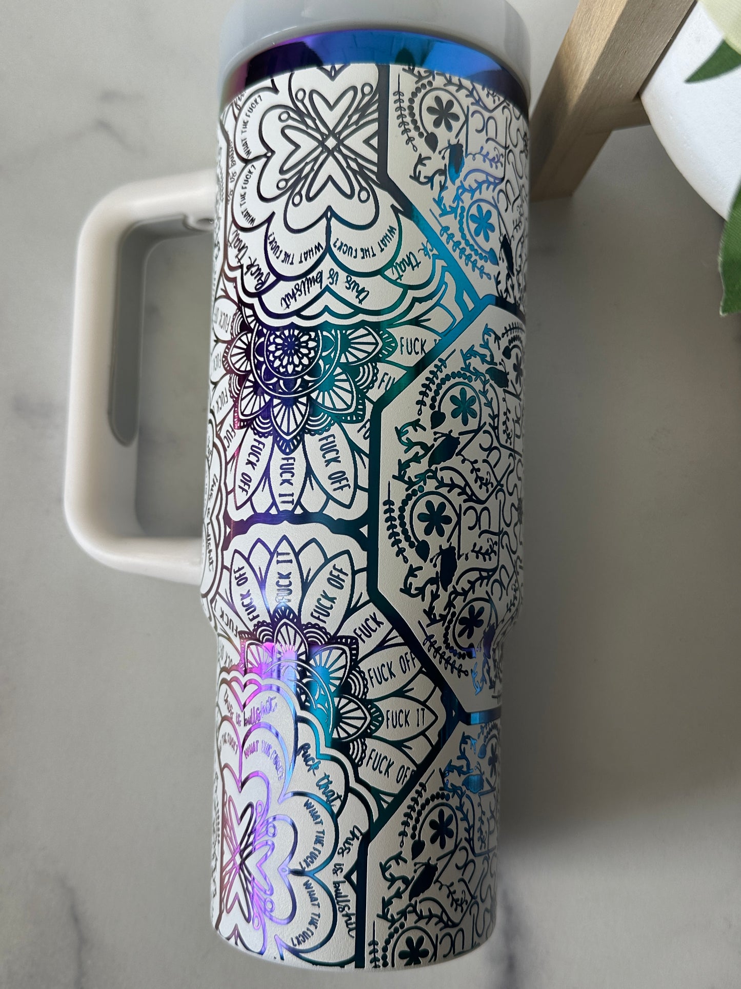 F-Bomb Rainbow Cuss Word Tumbler