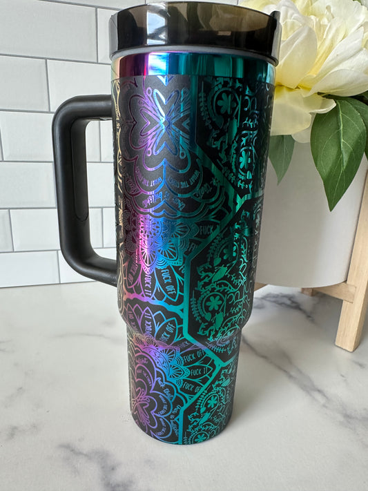 F-Bomb Rainbow Cuss Word Tumbler