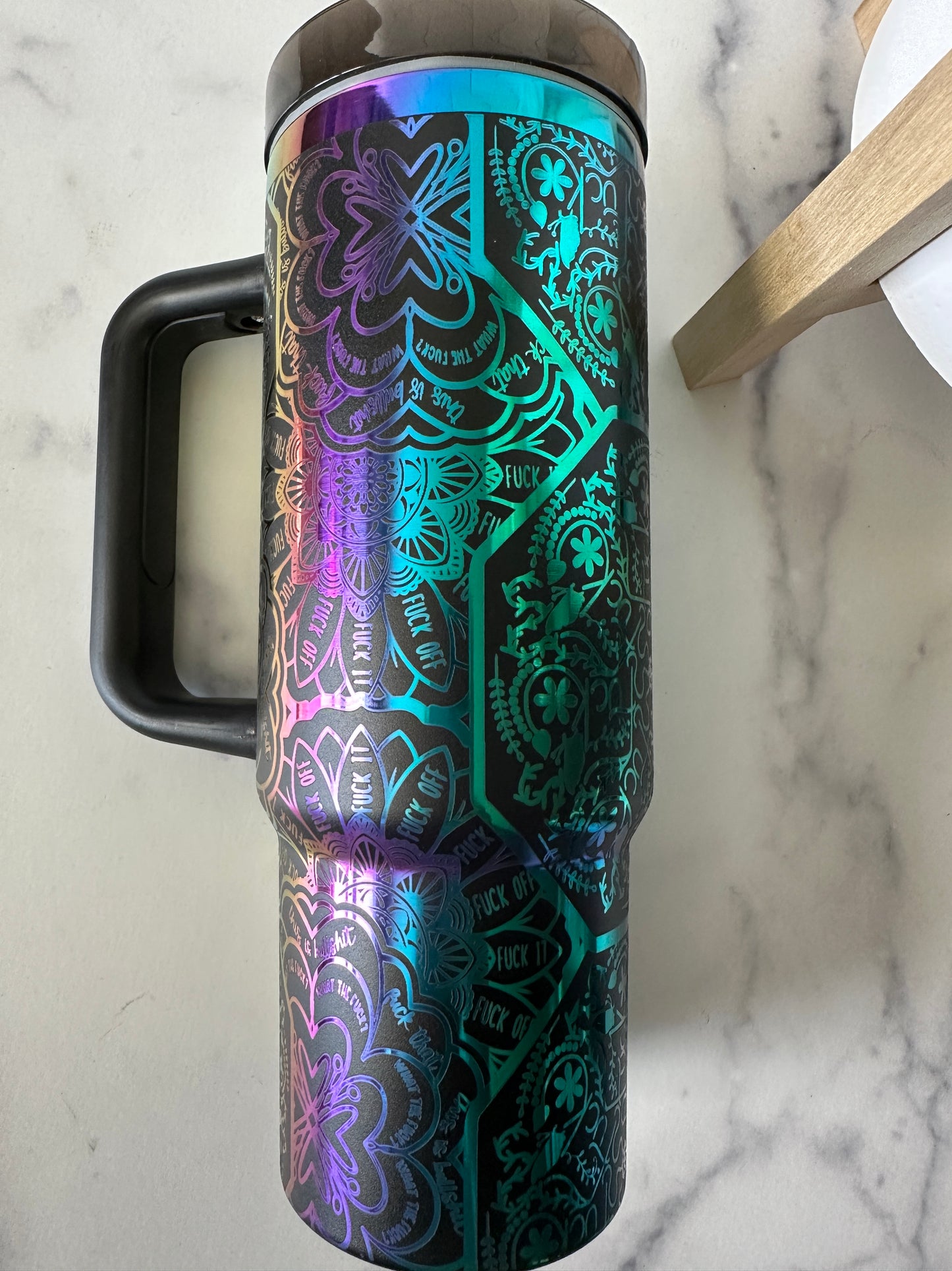 F-Bomb Rainbow Cuss Word Tumbler