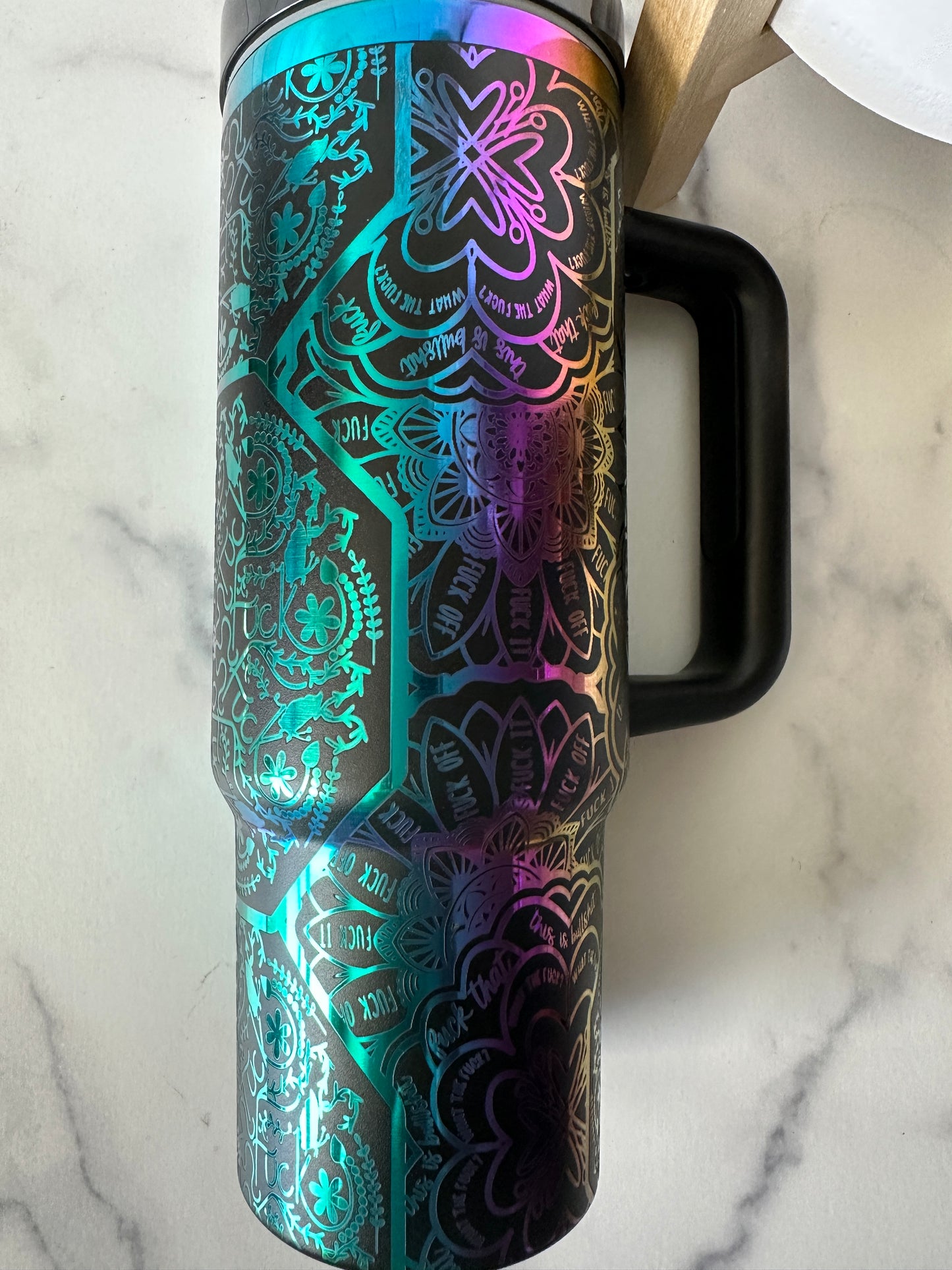 F-Bomb Rainbow Cuss Word Tumbler