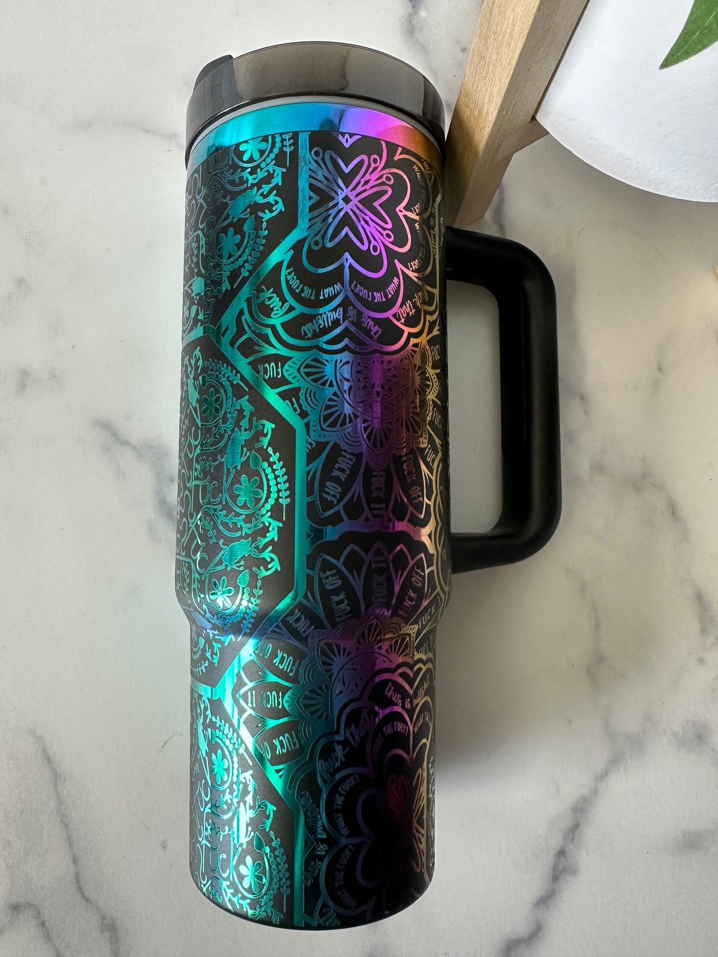 F-Bomb Rainbow Cuss Word Tumbler