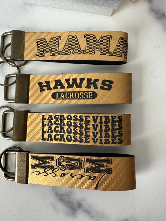 Lacrosse Keychain