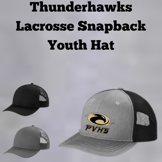PVHS Thunderhawk Lacrosse Snapback Trucker Hat - Youth