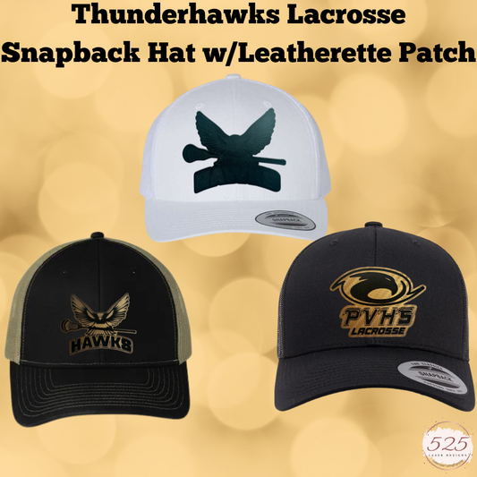 PVHS Hawks Lacrosse Trucker Hat w/ Leatherette Patch