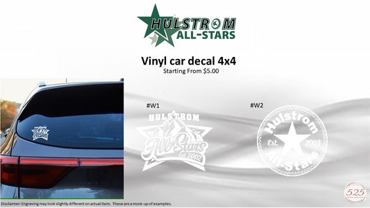 Hulstrom Vinyl Car Decal