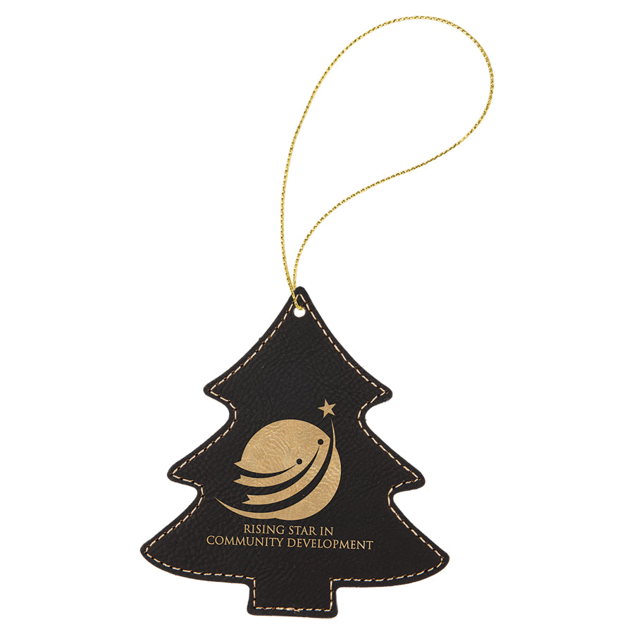 Leatherette Ornament/Tree - Personalized
