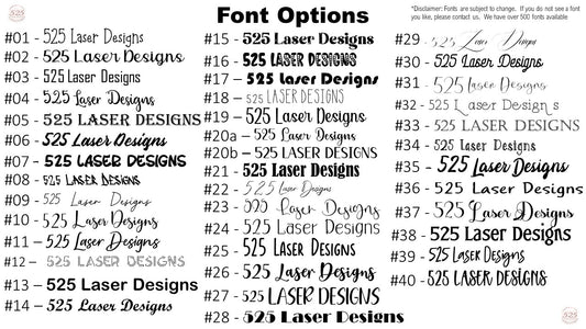 Tumblers 20 oz. - Personalized - 525 Laser Designs