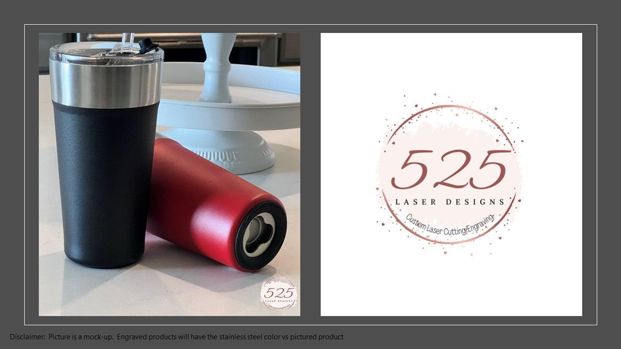 Tumbler Coleman w/Bottle Opener 20oz -Personalized - 525 Laser Designs