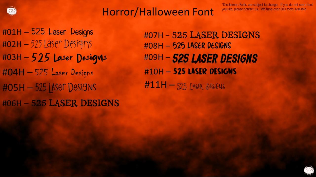 Silicone Halloween Watchbands - Personalized - 525 Laser Designs