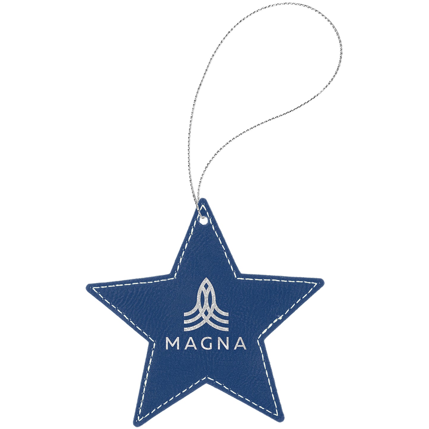 Leatherette Ornament/Star - Personalized